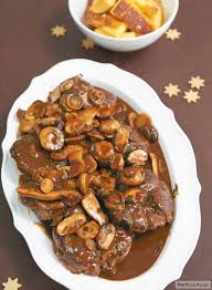 Hirschkeule In Pilzsauce Rezept Pilzsauce Rezepte Wildbraten