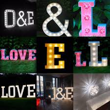 We have a big text generator with large alphabet letter to create a big text where you want. Bespoke Light Up Letters Illuminated Letters For Weddings And Events
