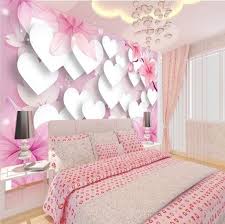 3d Romantic White Hearts Pink Background Wall Mural Custom Wallpaper For Walls Wallpaper Murals Wall Wallpaper 3d Wallpaper For Walls Wallpaper Living Room