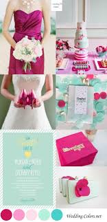 Check out our color schemes for fall, winter, summer and spring from bright colors to metallics. Fuchsia Mint Wedding Palette Wedding Palette Spring Wedding Colors Mint Wedding