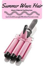 Making Summer Wave Hair With Alure 3 Barrel Curling Iron Three Barrel Curls Three Barrel Curling Iron Hair Waver Iron