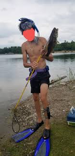 The trident is the weapon of poseidon, or neptune, the god of the sea in classical mythology. My First Catch In Freshwater With My 3 Prong A Nice Smallie Spearfishing