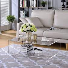 Overstock fht modern clear acrylic coffee table. Acrylic Coffee Table Box Style 32 X 32 Etsy In 2021 Acrylic Coffee Table Coffee Table Design Modern Living Room Coffee Table
