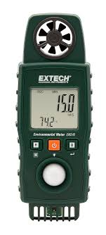 Extech EN510 10-in-1 Environmental Meter, 80 to 3937 ft/min ...