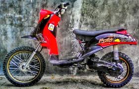 For everyone who values individuality very highly, the mio is the solution. Modifikasi Motor Mio Soul Trail Berputar Roda