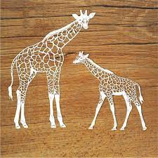 Download Giraffes Svg Files For Silhouette Cameo And Cricut Giraffes Etsy Giraffe Giraffe Silhouette Giraffe Tattoos