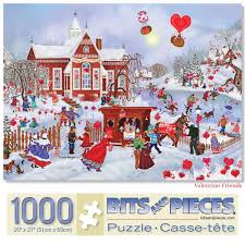 Bits And Pieces Jigsaw Puzzles Uk Jigsaw Puzzles For Valentines Day Who Needs Flowers Jigsaw Puzzles Valentines Puzzles Christmas Scenes