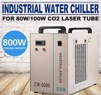 Industrial Water Chiller cool single 80W 100W CO2 Laser Tube CW-5000DG 110V  60HZ