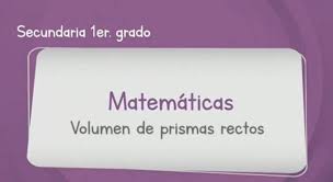 Este libro de texto está destinado a los alumnos de primer grado de secundaria. Secundaria Magisterio 1 Primer Grado Martes 24 De Noviembre 2020 Matematicas Volumen De Prismas Rectos Facebook