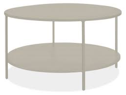 This allows you to easily grab any drinks or food off the tabletop. Slim Round Coffee Tables In Colors Modern Living Room Furniture Room Board