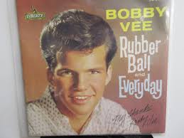 💥 ' BOBBY VEE ' HIT 45 + PICTURE SLEEVE [ RUBBER BALL ] * 1960 ! 💥