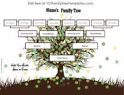 Family Tree Generator Free Family Tree Template Family