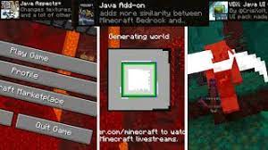 It takes advantage of minecraft's model system to provide a unique experience. Java Addon For Mcpe 1 14 1 16 Youtube