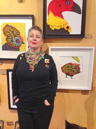 Artist Cha Davis And Her Chickens At Matter Gallery Olympia Wa Advanced Style Style Artist