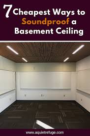 7 Cheapest Ways To Soundproof A Basement Ceiling Soundproofingguide Homedecor Home H In 2020 Basement Ceiling Options Soundproof Basement Ceiling Basement Ceiling