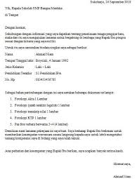 Untuk contoh surat lamaran kerja guru tulis tangan ini hanyalah format secara umum, kalian bisa menggantinya sesuai kebutuhan. 32 Contoh Surat Lamaran Kerja Untuk Guru Smp Kumpulan Contoh Gambar