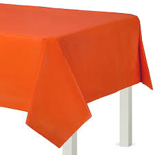 Maybe you would like to learn more about one of these? Orange Plastic Table Cover 54in X 108in Party City