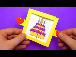 44 lovely diy cards for any occasion. 3 Cool Diy 3d Pop Up Greeting Card For Birthday Easy 3d Cards Diy Diy Paper Crafts Tutorial Draw It