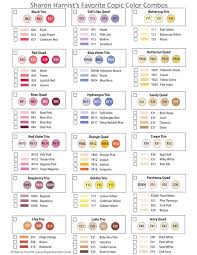 the copic numbering system color wheel blending groups