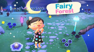 Creating A Fairy Forest In Animal Crossing New Horizons Animal Crossing Leaf Animals Forest Fairy