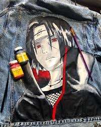 Maybe you would like to learn more about one of these? Itachi Art Painting Drawing On Denim Jacket Naruto Themed Pieces Camisas De Anime Arte De Jeans Roupas Pintadas
