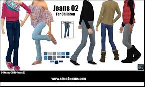 Removes the censor / mosaic tiles that appear while doing certain things like using the bathroom. Jeans 02 By Samanthagump At Sims 4 Nexus The Sims 4 Catalog