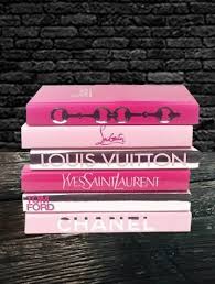 Fashion Designer Book Labels Fashion Coffee Table Books Glamour Decor Book Labels