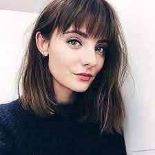 23 Short To Mid Length Hairstyles With Fringe Fashions Eve Shoulder Length Hair With Bangs Hair Lengths Medium Length Hair Styles