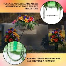 3 alternatives to artificial flowers at gravesites | if. Buy Everlasting Silk Flowers Cemetery Flowers Artificial Flowers For Graves Memorials Beautiful Arrangements For Headstones Non Bleed Colors Red Yellow Purple One Saddle Only Online In Vietnam B08qxwc8mq