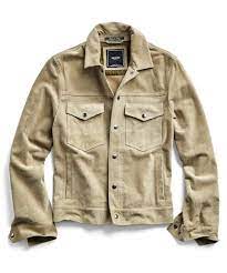 Italian Suede Snap Front Dylan Jacket In Desert Sand Leather Jacket Men Jackets Mens Fashion Smart