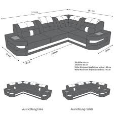 Ecksofa Como L Form Ledercouch Ledersofa Ecksofa