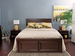 Size king comforter sets : Ripple King Size Bed With 2 Side Tables