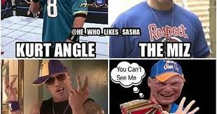 The Miz I Was Laughing So Much When I Saw Him Making Fun Of Cena And His Wife Maryce Acted Like Nikki Bella Wwe Funny Wrestling Memes Wwe Superstar John Cena