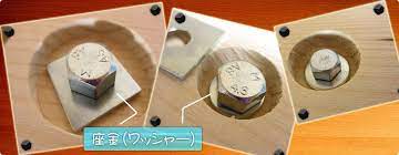 座ぐり穴 座金 ワッシャー ドリル ぐり ボール盤