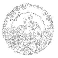 Coloring Swan Flamingo Coloring Flamingo Swan Malvorlagen Tiere Malbuch Vorlagen Mandala Ausmalen
