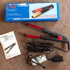 Farouk Chi Turbo 07 Ceramic Hairstyling Iron Gf1537 Straighten Curl Flip Style Chi Flat Iron Hair Styles Chi Hair Products Hair Styling Tool Accessories