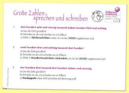 Klassenarbeit mit musterlösung zu zahlenraum bis 1000, stellentafel; Dieck Verlag
