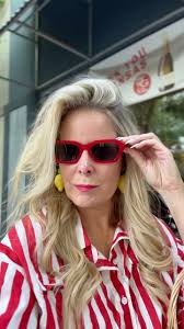 In my big hair + red era ❤️ I am just preparing for the fall for Arkansas  Razorback season and having a first time college student to visit!