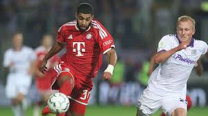 Al-Sibari in the starting line-up for the first time in the Bundesliga, with Kane on the bench