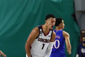 Jalen suggs had a simple message for the toronto raptors and the three other teams drafting atop the 2021 nba draft: Jalen Suggs Welcomes Gonzaga Nation To His Show The Slipper Still Fits