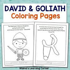David And Goliath Coloring Pages David And Goliath Vacation Bible School Themes Christian Classroom