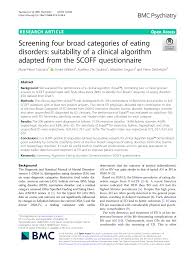 Image result for SCOFF Questionnaire