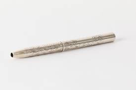 I was knitting another pattern for mock converse booties and literally threw the needles in my bag… then discovered these baby uggs and am in heaven. Dutch Silver Knitting Needle Sheath Chineur Antiques