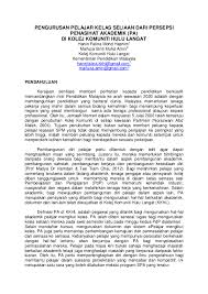 Lagu kolej komuniti 2018 produksi kolej jppkk & kolej komuniti kuala langat. Doc Pengurusan Pelajar Kelas Seliaan Dari Persepsi Penasihat Akademik Pa Di Kolej Komuniti Hulu Langat Hanin Hashim Academia Edu