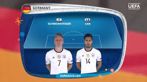 Germany in euro 2016 semifinals here's what to watch as european powers france and germany meet to determine one place in the. Germany Line Up V France Uefa Euro 2016 Youtube