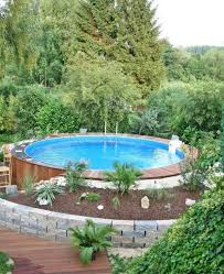 Garden And Landscape Design Above Ground Pool Landscaping Backyard Pool Landscaping Pool Landscape Design
