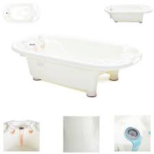 Babys und kleinkinder planschen für ihr leben gern. Moni Babywanne Baby Badewanne Set Dolphin Thermometer Drainagerohr Duschgel Shampoospender Online Kaufen Otto