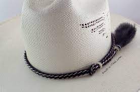 Horsehair Hatband Bolder Black White Horsehair Hatband Etsy Hat Band Western Hat Bands Horse Hair