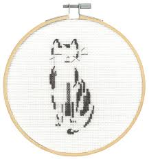A wide variety of cat cross stitch kits options are available to you, such as material, use, and theme. Dmc Pensive Cat Cross Stitch Kit