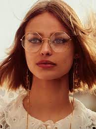 The glasses community on reddit. Chloe Palma Octagonal Eyeglasses In Metal Cute Glasses Frames Womens Glasses Frames Glasses Fashion